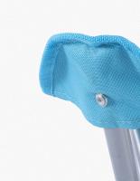 LILI HOME Pack de 2 Taburetes Plegables 30 x 30 x 40 cm - Se envía en color aleatorio - Con una estructura robusta de hierro y un asiento de textileno, estos taburetes son perfectos para relajarte junto al mar. Perfectos para usar en la playa, camping, - details 1