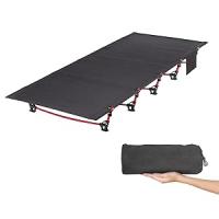 Cama Plegable Compacta, Ultraligera Portátil Fuerte y Resistente, 192 x 70 x 17cm, Carga máxima 150 kg, para Camping, Playa, Viajes, Escalada - details 0