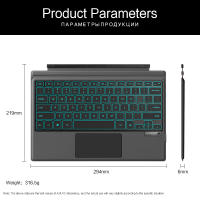 Teclado Retroiluminado Para Microsoft Surface pro 3 4 5 6 7 7+ Tableta Teclado Magnético Inalámbrico Funda Compatible Con Surface pro 7/6/5/4/3/7Plus - details 9