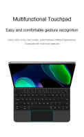 Teclado Folio Magico HUWEI Para Xiaomi Pad 5 6 pro Mi Pad 6 5 pro 11'' Estuche Inteligente Con Teclado En Español Portugués Árabe Francés - details 7