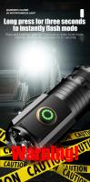 Linterna LED Mini SST20 3 Baterías 18350 Recargable Tipo-C Portátil EDC Torcha De Emergencia Para Camping Con Imán Luz LED Duradera a Prueba De Agua - details 8