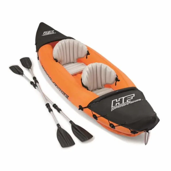 Bestway 65077 -  kayak hinchable hydro - force lite - rapid con remos 2 personas 321 x 88 x 44 cm - 1