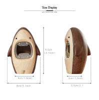 Ondinario De Madera Creativa De Ballena Abrebotellas Estatua Portátil Tornillo Para Vinagre Y Soda Herramienta De Decoración De Fiesta Para El Hogar - details 2
