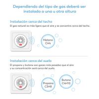 Enchufe Detector de Gas (Metano, Propano y Butano) con Alarma 70DB Inteligente Smart WIFI App Garza con Notificaciones en la App - details 3