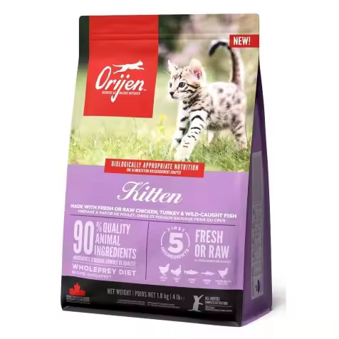 Orijen Kitten Cat 1.8 Kg Comida para Gatos en Crecimiento con Proteína Animal y EPA y DHA - 1