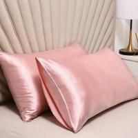 Funda De Almohada De Seda Suave Para Belleza Del Cabello Funda De Almohada Cómoda Decoración Del Hogar Venta Al Por Mayor - details 1