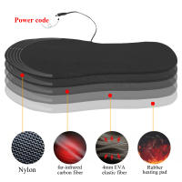 Almohadillas Calientes USB Para Zapatos Inodoro Eléctrico Calentamiento De Pies Pads Tapete Calentador Eléctrico Lavable Invierno Térmico Para Hombres - details 5
