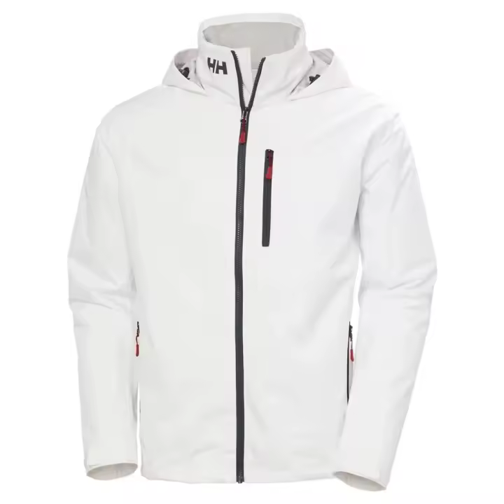 Chaqueta Blanca Helly Hansen Crew Hooded Midlayer Sailing Jacket 2.0 White - 1
