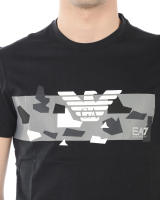 Emporio Armani EA7 Camiseta Algodón Hombre Negro 3 GPT09PJT7Z 1200 - details 4