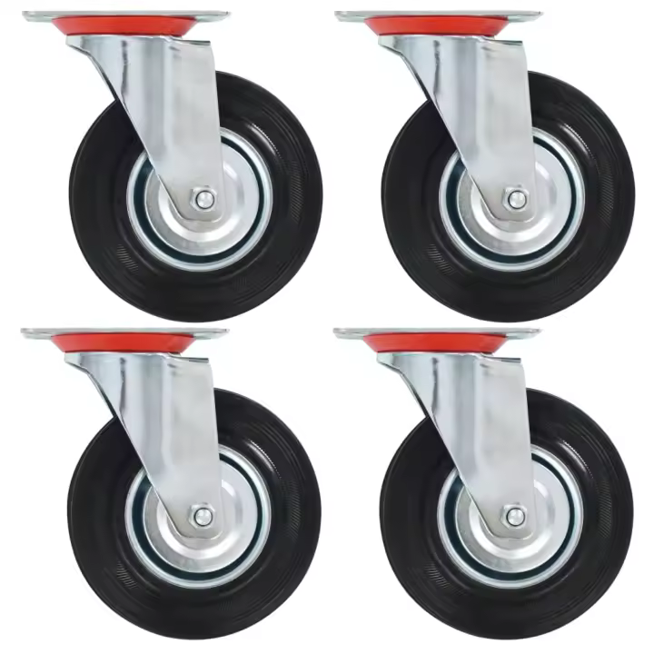 vidaXL Ruedas giratorias 16 unidades 125 mm - 1