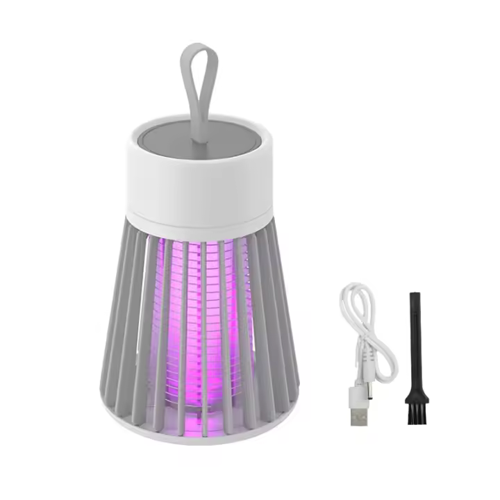 Lámpara Repelente De Mosquitos UV Con Zapper Eléctrico USB 5V Luz Silenciosa Anti-Mosquitos Para Exteriores Material PVC - 1