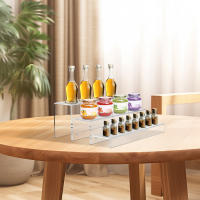 Estante De Exhibición De 3 Niveles En Acrílico Para Pasteles Figuras De Anime Joyería Perfume Riser De Display Transparente Para Decoración Moderna - details 2