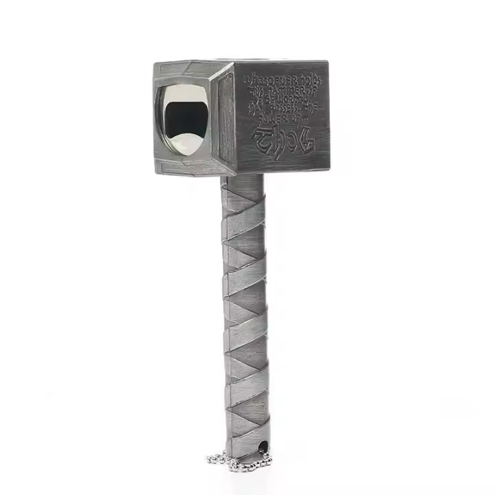 Abrebotellas Creativo Llave De Barra Regalo Para Casa Y Día a Día Herramienta Multifuncional De Acero Inoxidable Hammer Beer Bottle Opener - 1