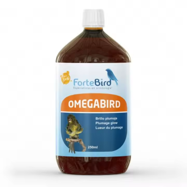 OmegaBird 250 ml  Aceite de Muda aves Fortebird - 1