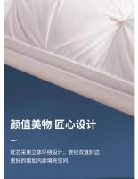 Almohada De Pluma De Ganso Blanca Para Invierno 100% Algodón Capa Superior Estilo 3D Rectangular Para Cuello Queen King Tamaño De La Cama - details 5