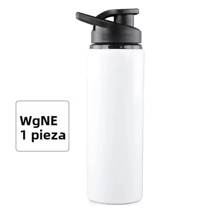 Botella De Agua Portátil Para Deportes Al Aire Libre Viajes Ciclismo Senderismo Gimnasio a Prueba De Fugas Reutilizable Contenedor De Bebida Metálico - 1