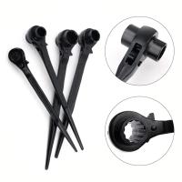 Llave De Desbloqueo Ratchet 30-32mm Doble Final Llave De Barra Podger Desbloqueo Rápido Negro Herramienta De Sotano Para Escalera De Manilas - details 3