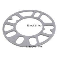 2pcs Universal Adaptador De Espaciador De Rueda De Coche Placa De Chasis 3mm 5mm 6mm 8mm 10mm Para 4x100 4x114.3 5x100 5x108 5x114.3 5x120 - details 4