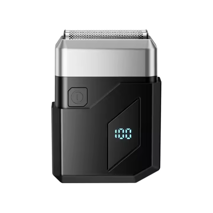 La pequeña grabadora de viaje con pantalla digital, herrienta de afeitado eficiente para helbres. - 1