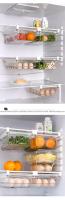 Organizador De Nevera Juego De Almacenamiento Para Frutas Y Huevos Estante De Almacenamiento En El Pasillo De La Nevera Caja De Cajón De Cocina Para Mantener Fresco Material PET+PE - details 12