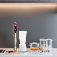 BATIDORA DE MANO 700W CON 2 VELOCIDADES, CUCHILLAS DE ACERO INOXIDABLE, BRAZO RESISTENTE Y VASO MEDIDOR 800ML. ELECCION PERFECTA PARA RESULTADOS EFICIENTES Y PRECISOS EN TODAS TUS RECETAS (MORADO) - details 1