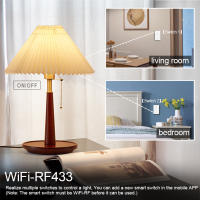 Interruptor De Pared Inteligente WiFi Tuya App 1/2/3 Ganas Sin Cable Neutro Luces LED Controladas Por Alexa Y Google Home - details 4
