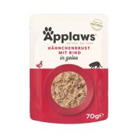 APPLAWS CAT SOBRES POLLO Y TERNERA EN GELATINA 12X70g. - details 2