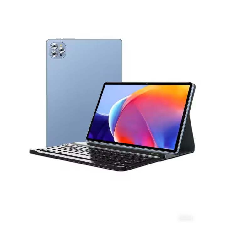 Tablet de 10,1 pulgadas, 12,0 Android, 4 GB de RAM y 64 GB de memoria ROM, procesador de Cuatro núcleos, Pantalla táctil HD de 1920x1080 píxeles, GPS, WiFi, cámaras Duales, bluetooth 5,0, Batería de 7000 mAh. - 1