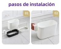 Basurero De Cocina Y Baño Con Almacenamiento Gran Capacidad a Prisa Tipo Ecológico Resistente Al Agua Para El Hogar - details 18