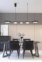 Lámpara Colgante Moderna LED Para Comedor Sala De Estar Oficina Iluminación Lineal Larga Para Mesa De Comedor Y Cocina - details 0