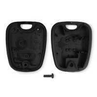 Ociodual Funda Rigida de Repuesto Mando sin Espadin Compatible con Peugeot 106 206 107 207 407 806 Negro Carcasa 2 Botones Llave - details 5