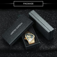 Reloj Automático De Lujo Para Hombres WINNER Con Esqueleto Triangular Y Correa De Acero Inoxidable Luminoso Resistente Al Agua Y Al Choque - details 9
