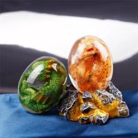 Nueva Estatua De Huevo De Dragón Lava Resina Escultura De Dinosaurio Ornamental Piedra Gemela Souvenir Decoración Para El Hogar Colección Regalo Para Niños - details 3
