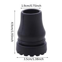 Protector De Punta De Bastón Antideslizante Para Caminar Y Trekking Funda Para Palos De Apoyo Capa Protectora De Goma Para Caminatas Y Escalada - details 1