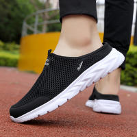 Nuevos Sandalias De Medio Tobillo Para Hombres Tenis De Malla Transpirable Zapatos De Playa Casuales Zapatillas De Verano De Lona Slip on Antideslizantes Tamaño True Fit - details 13