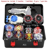 Nuevo Takara Tomy Beyblade Burst Metal Fusion Juego De Lanzador De Metal Y Grips Paquete De Juguetes Para Combate - details 12