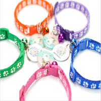 Collar De Campana Para Gatos Y Perros Con Impresión De Colores Variados Suministro De Mascotas Popular Collar De Bola Para Gatos Y Perros - details 15