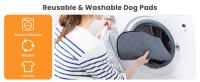 Nobleza 2 Piezas Lavable Almohadillas de Entrenamiento para Perros, Empapadores para Perros, Entrenamiento Almohadilla para Mascota Gris - details 4