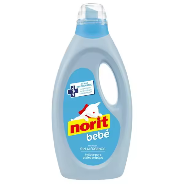 NORIT Norit Bebé Cuidado Delicado  1.125 ml Detergente Líquido para Ropa de Bebé - 1