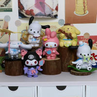 Caja Sorpresa Kawaii Sanrio Figura De Acción Cinnamoroll Pochacco Kuromi Juguete De Anime Modelo Muñeca My Melody Regalos Para Niños Y Adultos - details 1
