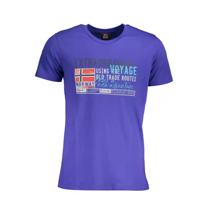 NORWAY CAMISETA M/CORTA FLAG ROYAL PRINT MEN - 1
