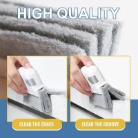 Cepillo De Limpieza Para Ventanas Y Rincones Multifuncional Con Cabeza Interchangeable Herramienta De Limpieza Doméstica Ecológica - details 3