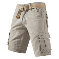 Shorts Casuales Para Hombre Color Gris Estilo Estadounidense Malla Transpirable Y Cómoda Pantalones De Campaña Deportivos Al Medio Tamaño Bermuda - details 5
