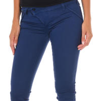 MET-Pantalon Tejano Largo de tejido elástico 10DBF0312-G291 para Mujer