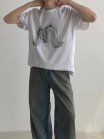 Camiseta De Verano Para Hombre Con Diseño De Letras Tridimensionales Camiseta De Manga Corta Pesada Sensación De Moda Camiseta De Subsuela De Tendencia - details 10