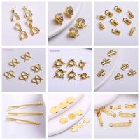 Bolas Redondas Y Planas De Latón Galvanizado En Oro 18K Para Suministros De Joyería DIY Accesorios Para Pulseras Y Collares - details 34