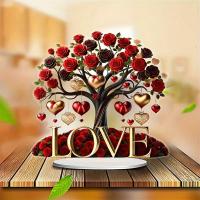 Adornos De Letras Para Día De San Valentín "AMOR" Decoración Para El Hogar Y Bares Regalo De Artesanía Para El Escritorio Decoración De Fiesta Proporciones De Imagen - details 8