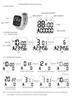 Reloj Inteligente Minimalista Para Estudiantes 2PCS Para Niños Y Niñas Con Pantalla Elevada Y Contador De Pasos Reloj Deportivo Electrónico - details 3