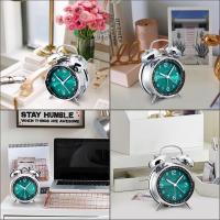 Reloj despertador Silencioso A5 para Mesita de Noche, 4 ", estilo Retro Vintage con dos Campanas, para personas que son profundas, para niños y para dormitorios. Cuarzo analógico, funciona con Pilas - details 5