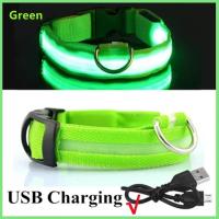 Collar LED Para Perros Ajustable Y Recargable Luminoso Para Noche Anti-Pérdida Correa De Luz Para Pequeños Perros - details 2